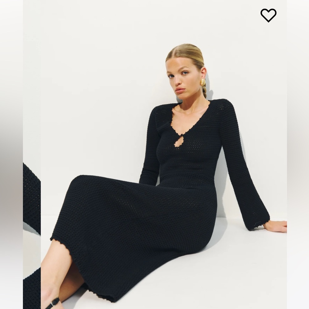 NWT Reformation size small Sean open knit dress - Picture 3 of 9